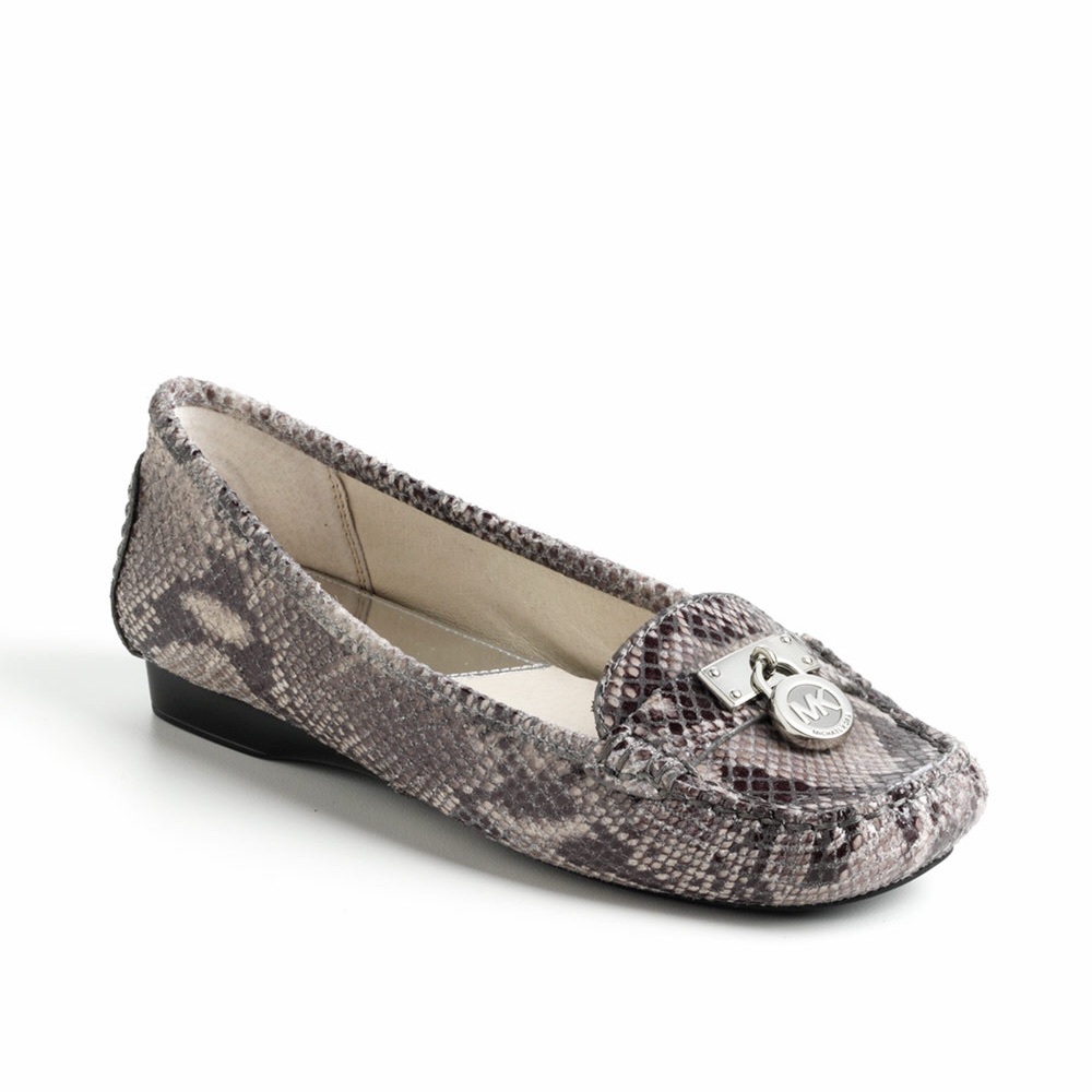 Michael Kors Hamilton Snake-embossed Shoes